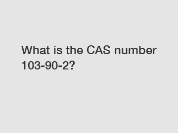 What is the CAS number 103-90-2?